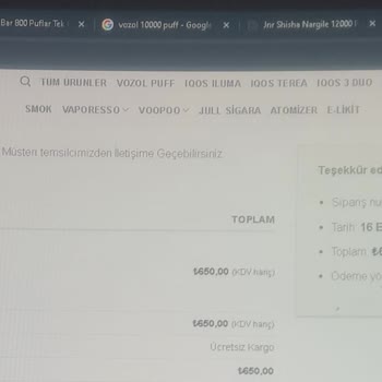 Sipariş Verdiğim Ürün Gönderilmedi Ve İletişim Sağlanamıyor
