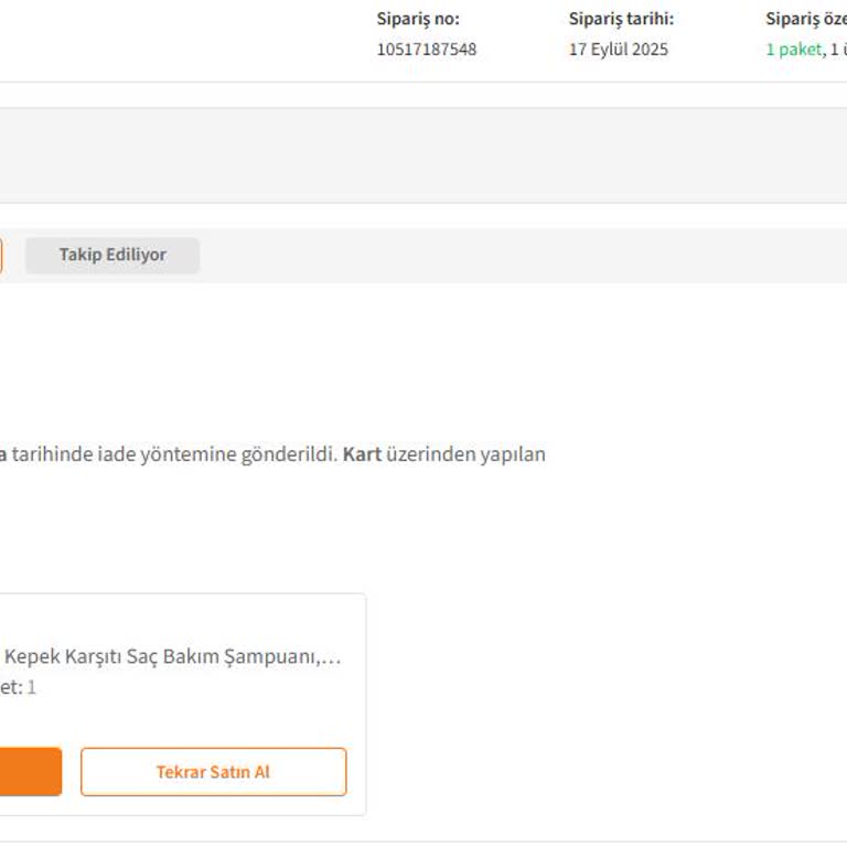 Hasarlı Ürün Nedeniyle Siparişim İptal Edildi, Tekrar Gönderim Yapılmıyor