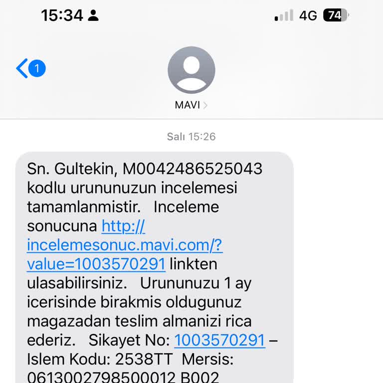 Mavi Kot Pantolonlarda Kısa Sürede Yırtılma Ve Değişim Sorunu