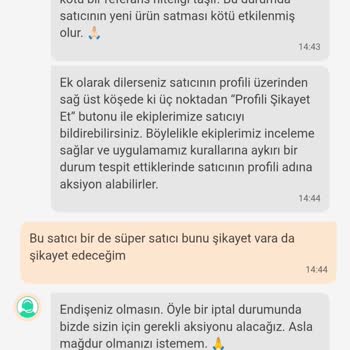Dolap'ta Süper Satıcı Rozetli Satıcıdan Mağduriyet Ve Çözüm Eksikliği