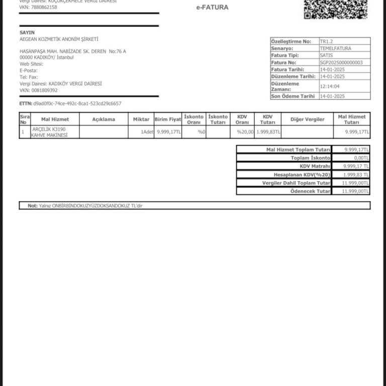 Arçelik Kahve Makinesinde Sürekli Kalite Sorunu Ve Çözüm Talebi