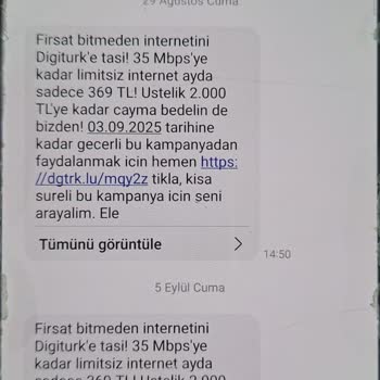 Kampanya İptali Ve Müşteri Hizmetleri Sorunu: Taahhüt Edilen Fiyatla İnternet Bağlantısı Sağlanmadı