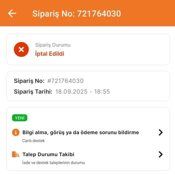 Migros Sanal Market'te Siparişin Keyfi İptali Ve Müşteri Mağduriyeti