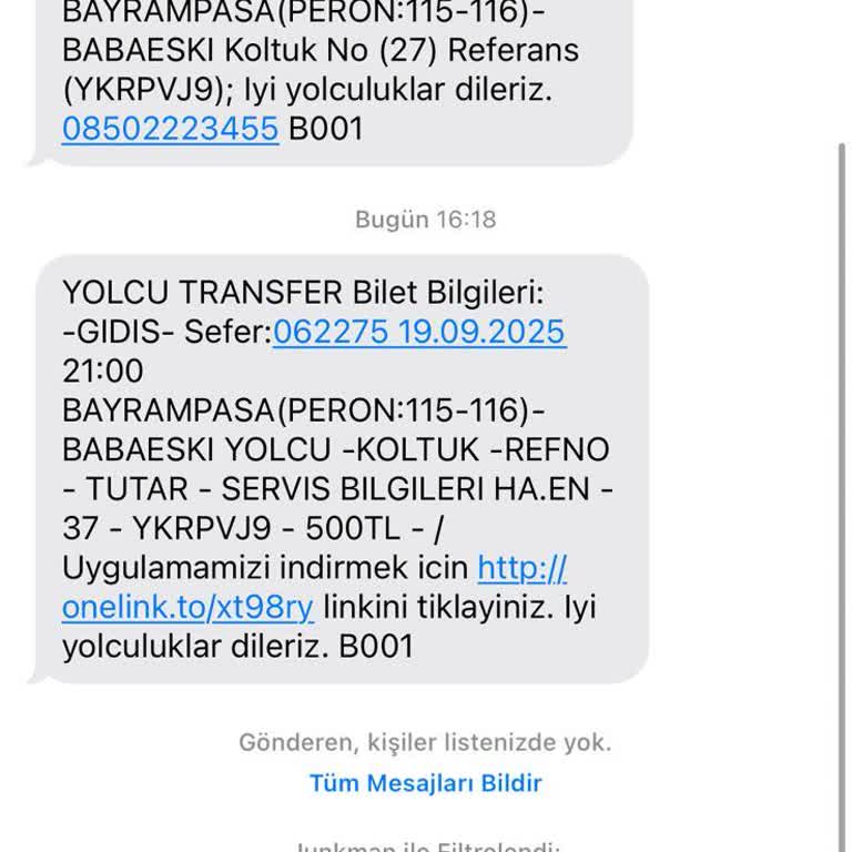 Tekli Koltuk Biletim Çiftli Koltuğa Aktarıldı, Mağduriyet Yaşadım