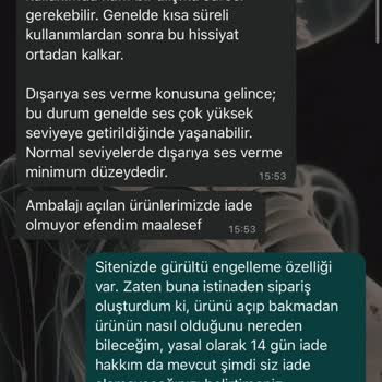 Vaat Edilen Gürültü Engelleme Özelliği Olmayan Kulaklık İçin İade Talebi