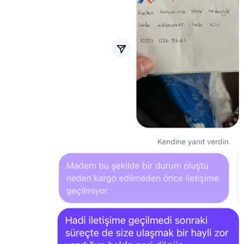 Eksik Gönderilen Ürünün İadesi Yapılmıyor, Mağdur Edildim