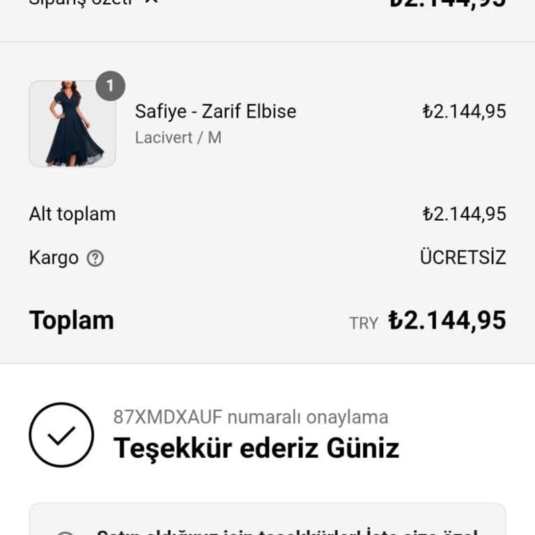 Sipariş Bilgilendirmesi Ve Ürün Teslimatı Hakkında Endişe