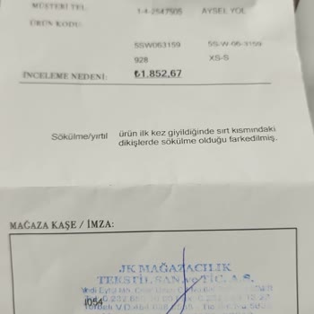 Satın Aldığım Elbisenin Dikişleri İlk Kullanımda Açıldı, Mağaza Ve Müşteri Hizmetlerinden Yetersiz Destek Aldım