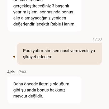 Hak Kazandığım Bonuslar Hesabıma Tanımlanmadı, Mağdur Edildim