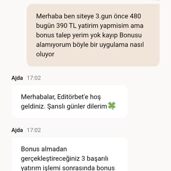 Hak Kazandığım Bonuslar Hesabıma Tanımlanmadı, Mağdur Edildim