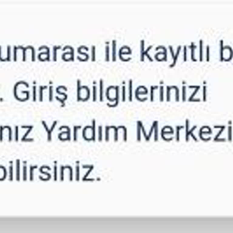 Kayıt Olurken TC Kimlik Numarası Hatası Ve Hesap Silme Talebi