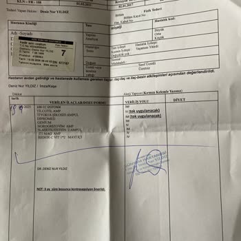 Sigortam Olmasına Rağmen Serum Ücretinin Talep Edilmesi