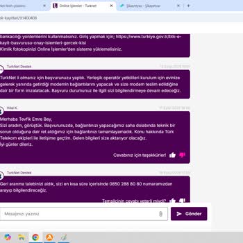 Kurulum Randevusuna Gelinmedi, Müşteri Hizmetlerinden Çözüm Alınamıyor