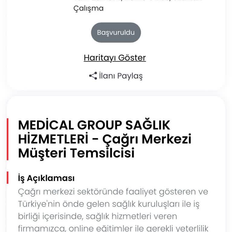 İş İlanı Sonrası Güven Sorunu Ve Açıklama Talebi