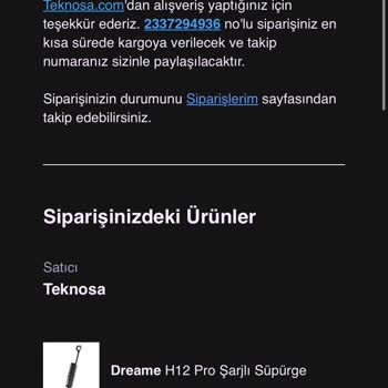 Yanıltıcı Ürün Tanıtımı Ve İade Sorunu: Dreame H12 Pro Kuru Süpürme Özelliği Yok