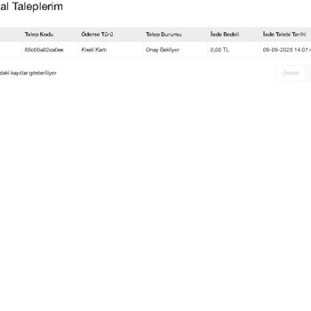İade Sürecindeki Gecikme Ve İlgisizlik Nedeniyle Mağduriyet Yaşıyorum