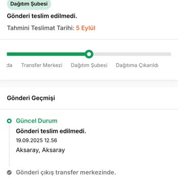 Aras Kargo Teslimat Gecikmesi Ve Ücret İadesi Talebi