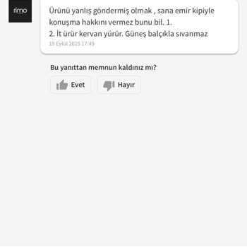 Yanlış Ürün Ve Saygısız Müşteri Hizmeti