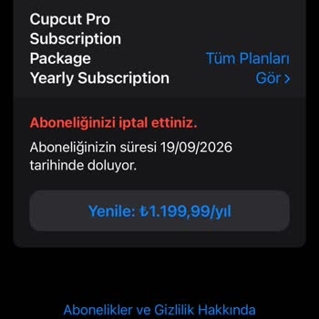Capcut Pro Aboneliği Bilgim Dışında Yenilendi Ve Ücret Kesildi