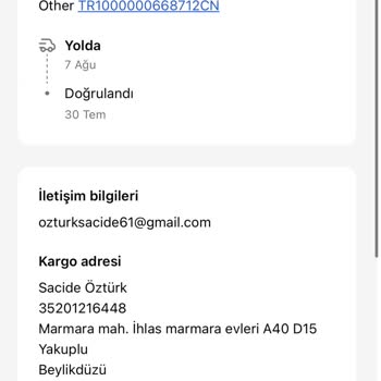 Siparişim Teslim Edilmedi, Gümrükte Olduğu Söyleniyor