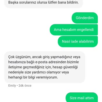 Kullanılmayan Bakiyem Hesap Engeliyle Mağdur Edildi