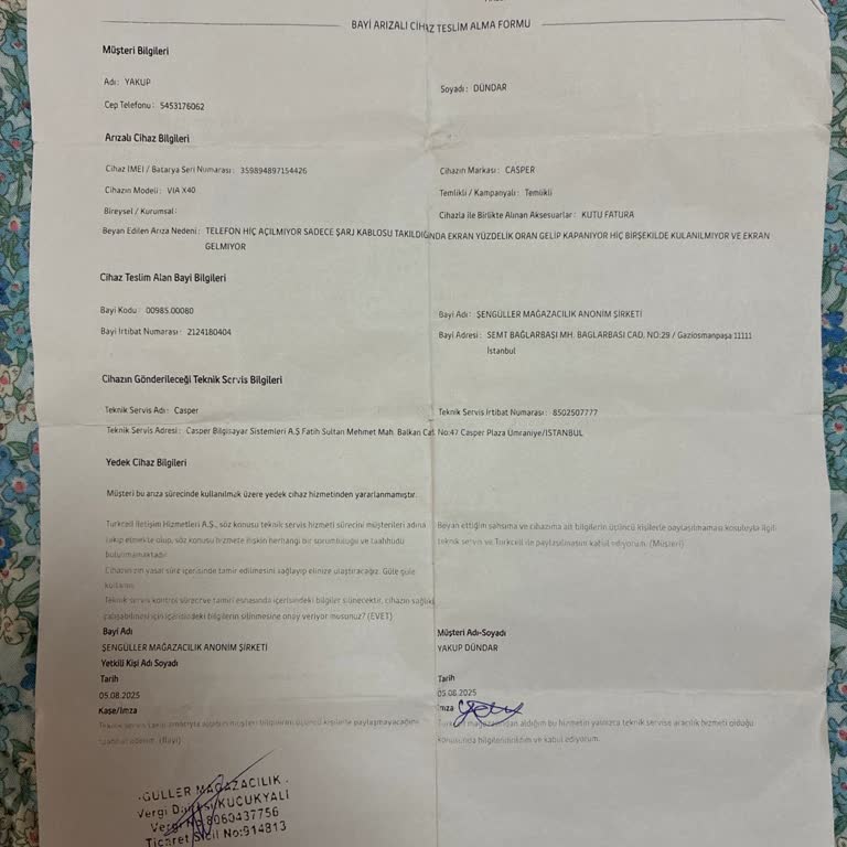 Garantiye Verilen Telefon 45 Gündür Kayıp, Mağduriyetimiz Giderilmiyor