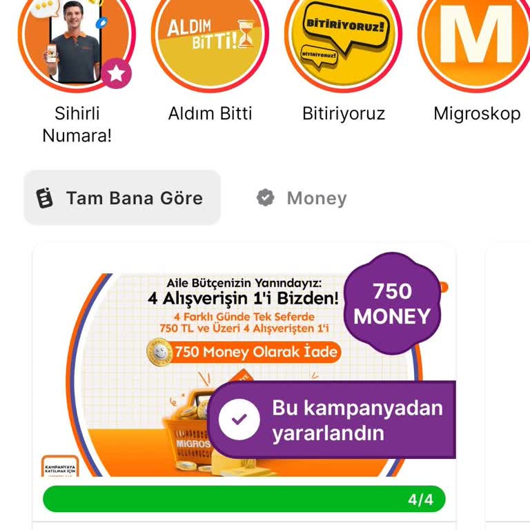 Kampanya Koşullarını Sağlamama Rağmen Money Puanlarım Yüklenmedi