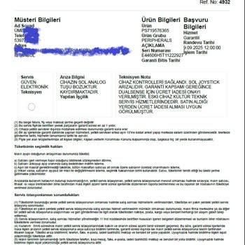 İdefix’ten Alınan PlayStation 5 Oyun Kolunda Garanti Ve İade Sürecinde Yaşanan Mağduriyet