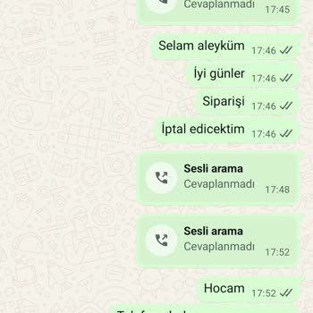 Sipariş İptali İçin Müşteri Hizmetlerine Ulaşılamıyor