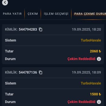 Rinabet Kazancım Ödenmeden Hesabım Kapatıldı Mağdur Oldum