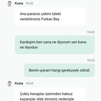 Haksız Hesap Kapatılması Ve Kazanç Ödemesi Sorunu