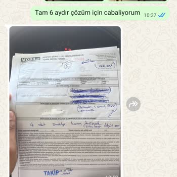 Modalife Masa Sandalye Takımında Bitmeyen Sorunlar Ve Çözümsüzlük