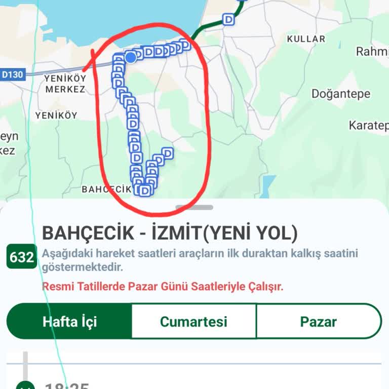 632 Numaralı Hattın Sürekli Çalışmayan Aracı Ve İlgisiz Müşteri Hizmetleri