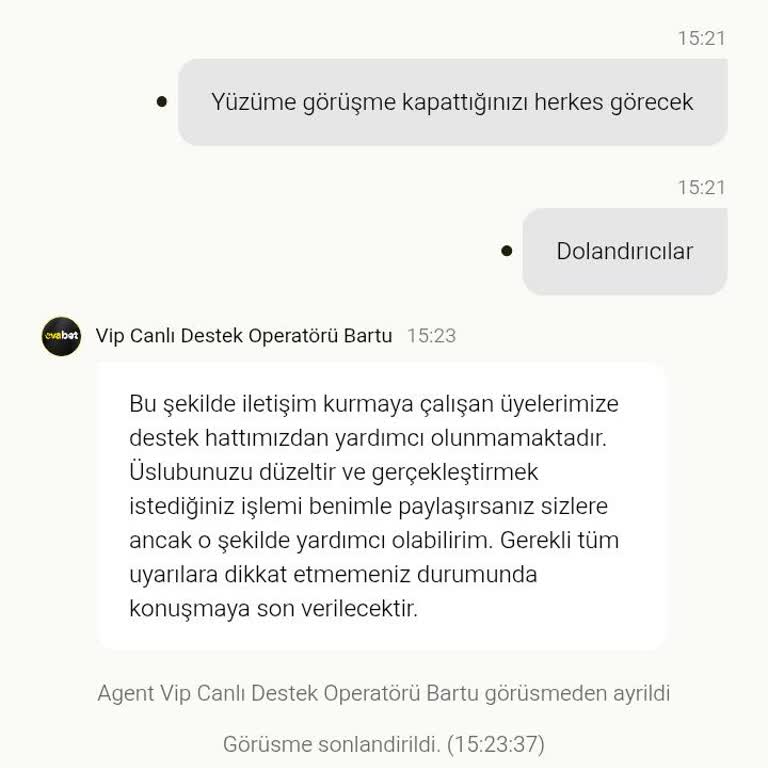 Evabet Hesabım Gerekçesiz Kapatıldı, 100 Bin TL Bakiyeme Ulaşamıyorum