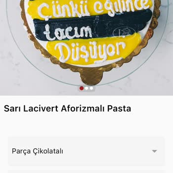 Siparişimle Alakasız Pasta Gönderildi, Mağduriyetimin Giderilmesini İstiyorum
