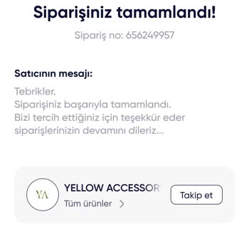 Yellow Accessory Ürünüm Gönderilmedi, İade Talebime Çözüm Bekliyorum