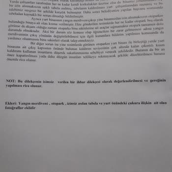 Yangın Merdiveni Çıkışında Yıllardır Süren Güvenlik Sorunu