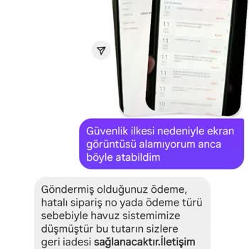Ödeme Sonrası İade Yapılmadı Mesajlarıma Dönüş Alamıyorum