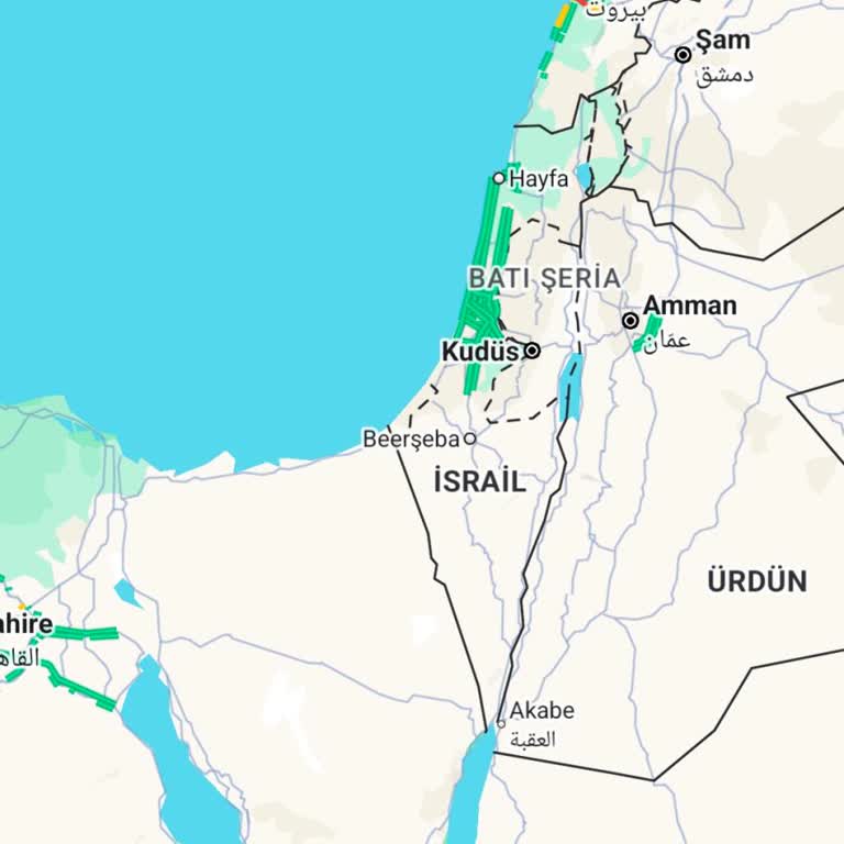 Google Haritalar'da Filistin'in Ülke Olarak Gösterilmemesi Sorunu