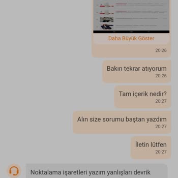Soruma Yanıt Alamadım, Canlı Destek De Çözüm Sunmadı