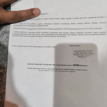 Kısa Sürede Parçalanan Ayakkabı İçin Değişim Veya İade Talebi