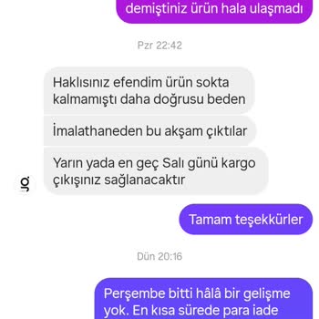 Eksik Ve Yanlış Beden Ürün Gönderimi, İletişimsizlik Ve Ücret İadesi Sorunu