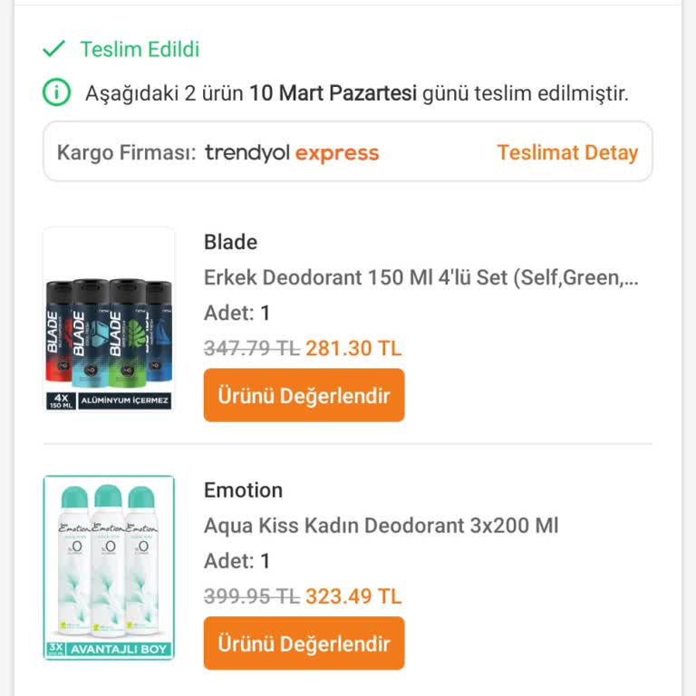 Emotion Deodorant Kapak Sorunu ve Ürün Değişim Talebi
