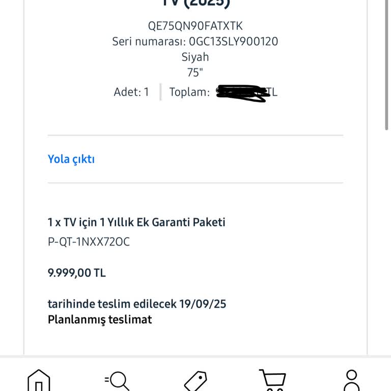 Samsung Online Mağaza Teslimatında Yaşanan Hayal Kırıklığı Ve İletişim Sorunu