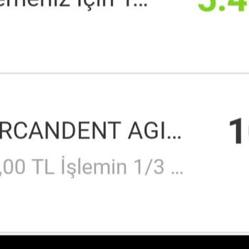 Mercan Dent Ön Muayene İçin Alınan Haksız Ücretin İadesini Talep Ediyorum