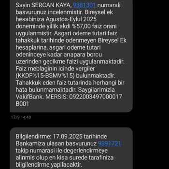 VakıfBank Ek Hesap Faizinde Fazla Tahsilat Ve İade Talebi