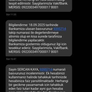 VakıfBank Ek Hesap Faizinde Fazla Tahsilat Ve İade Talebi