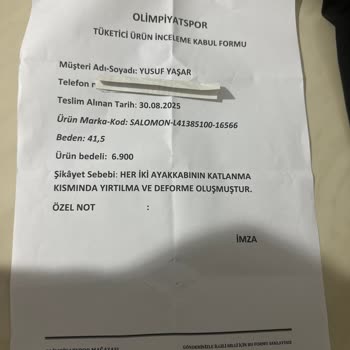 Salomon Ultra 4 Ayakkabıda Hızlı Yıpranma Ve Garanti Sürecinde Mağduriyet