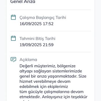 Uzun Süreli İnternet Kesintisi Ve Sorunun Çözülememesi Nedeniyle Mağduriyet