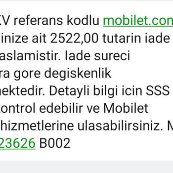 Biletim Onayım Olmadan İptal Edildi Mağduriyet Yaşadım